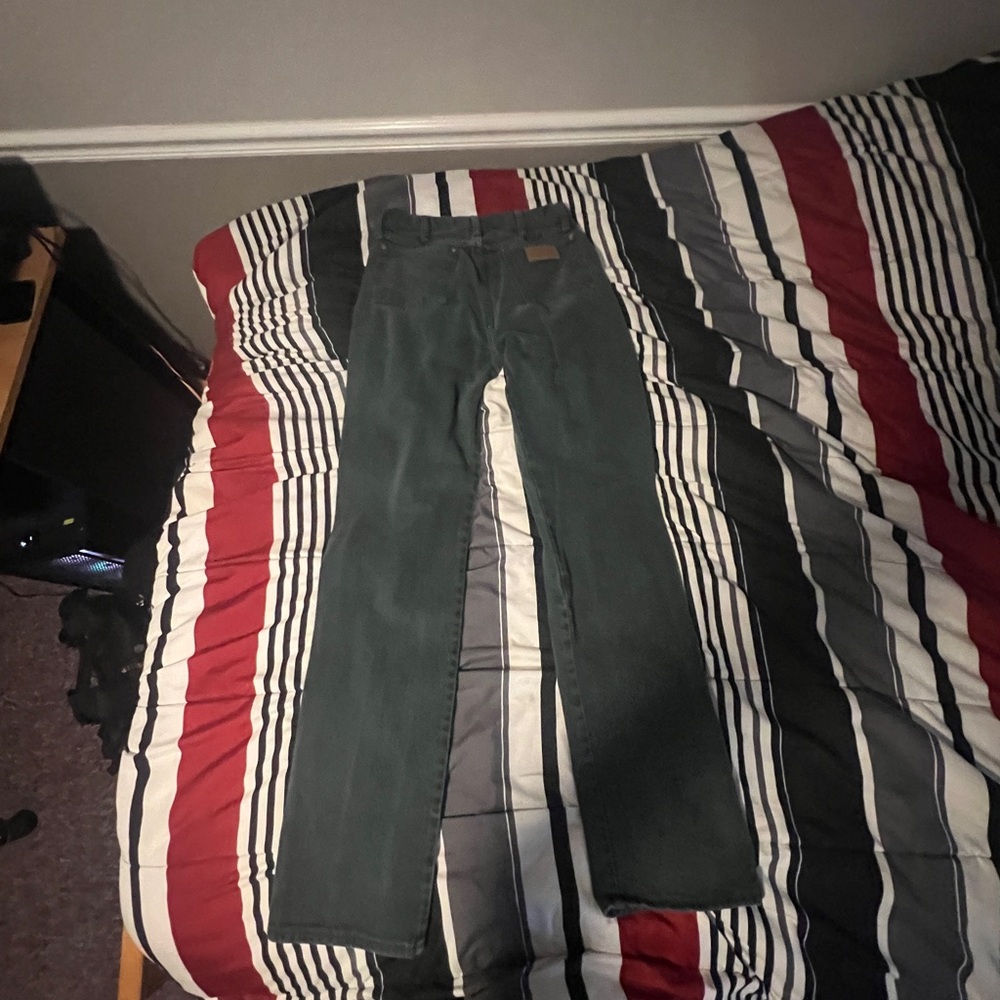 Dark Green Jeans